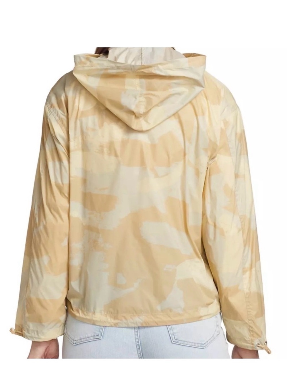 NWT Rag & Bone Beige Camo Hooded Utility Windbreaker Jacket Medium - Picture 4 of 9